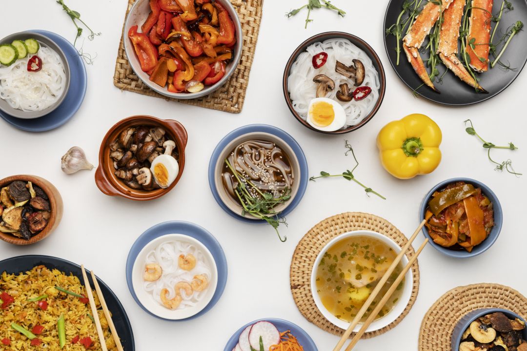 Oriental flavors in the kitchen