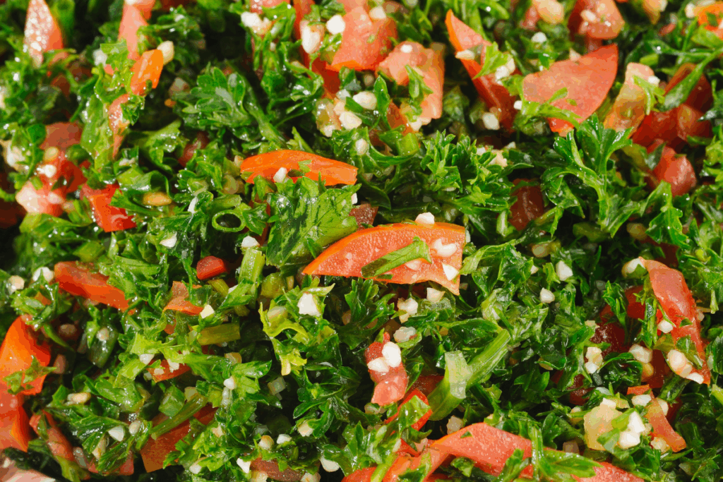 libanoni ételek, libanoni saláták