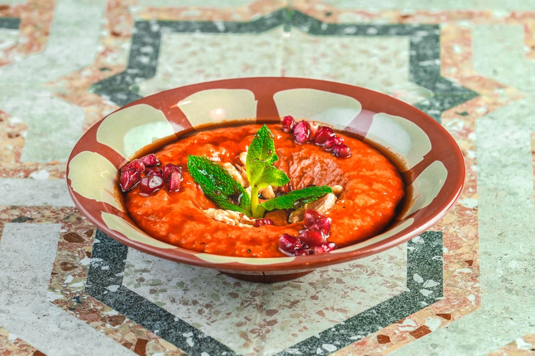 muhammara hideg mezze, keleti ételek
