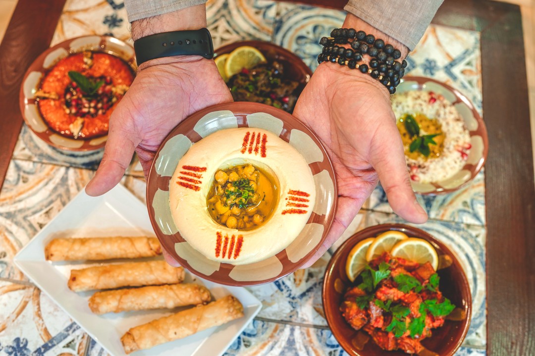 libanoni étterem mezze fogások