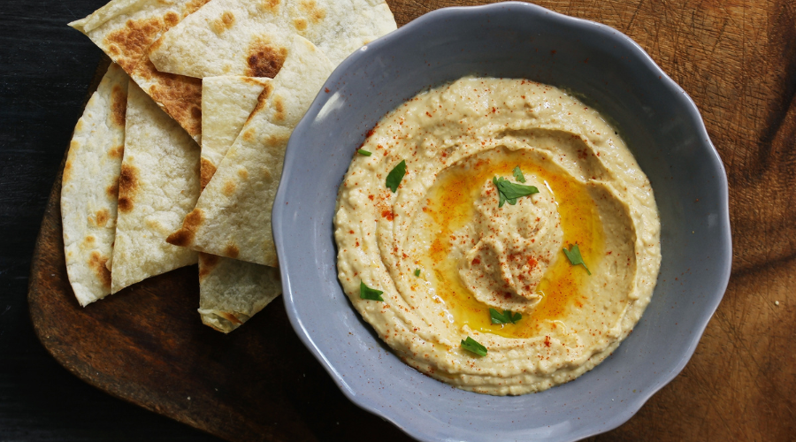 keleti ételek hummusz