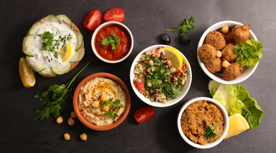 egészséges libanoni konyha fogásai